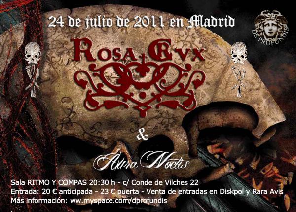 Rosa Crux & Aura Noctis live in Madrid